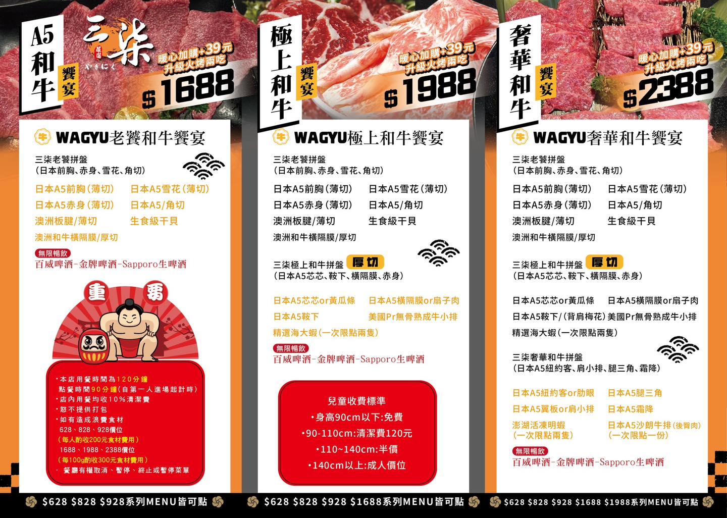 中壢和牛吃到飽、三柒燒肉專門店
