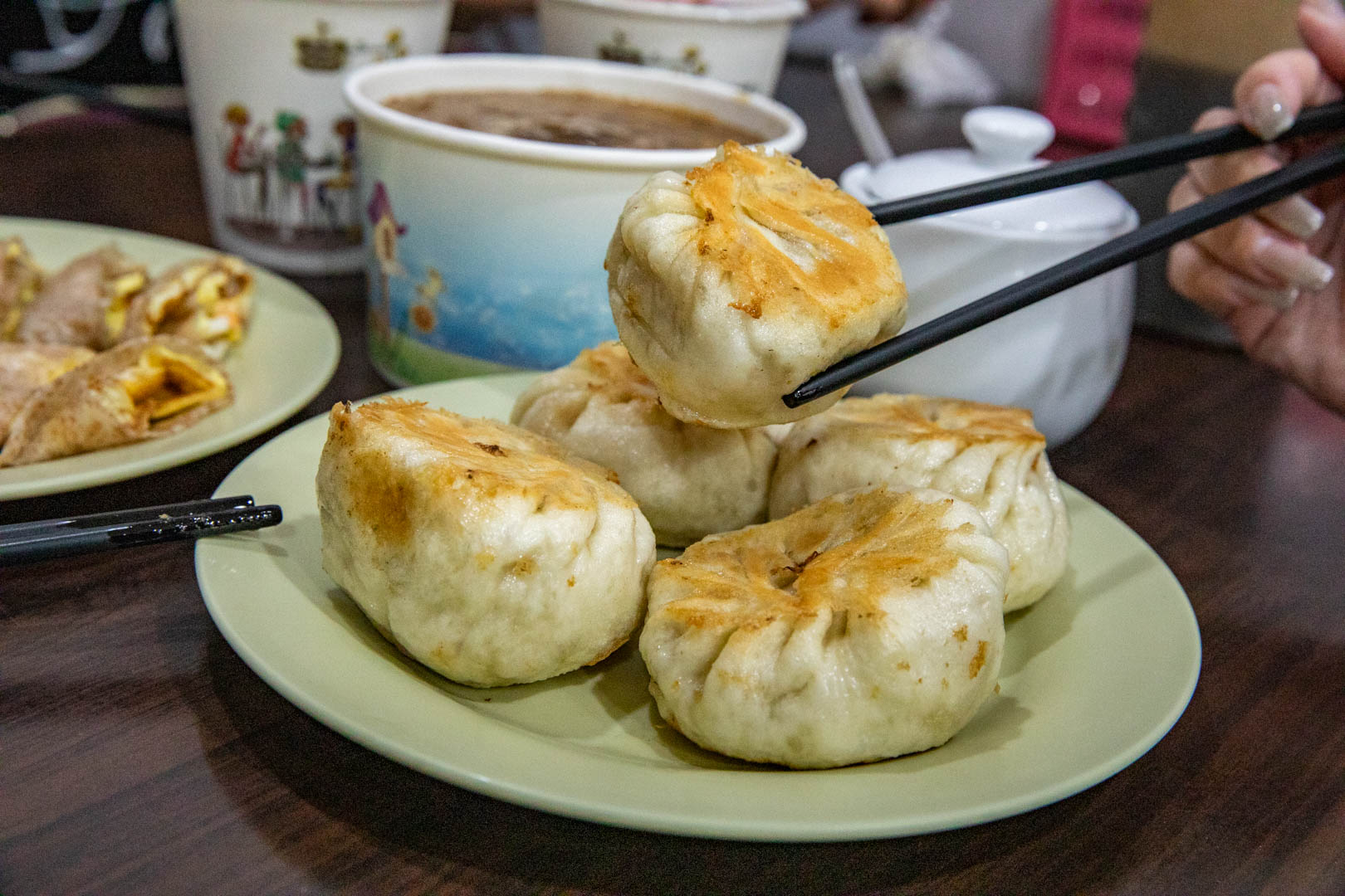 宜蘭美食,姑媳養煎水煎包