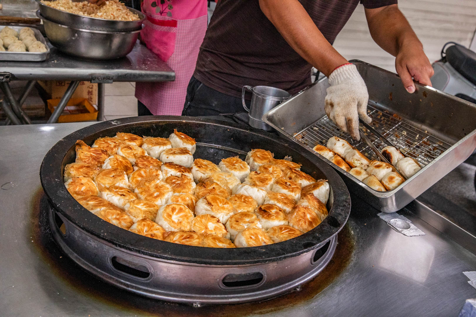 宜蘭美食,姑媳養煎水煎包