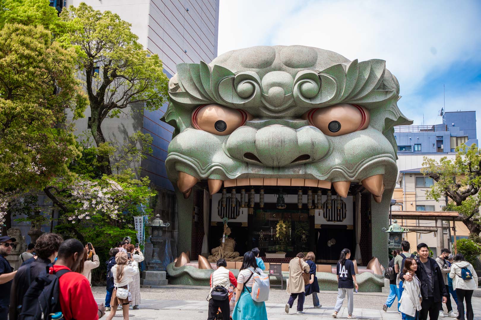 大阪旅遊,難波八阪神社,大阪景點