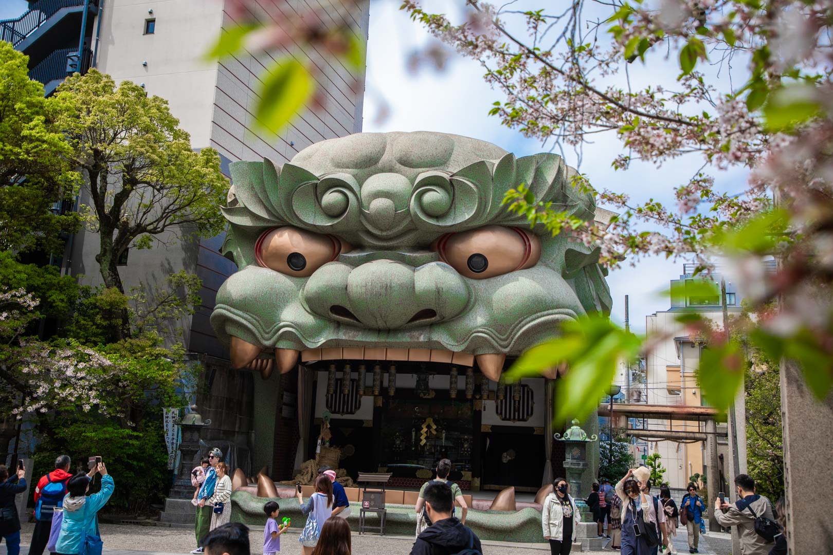 大阪旅遊,難波八阪神社,大阪景點