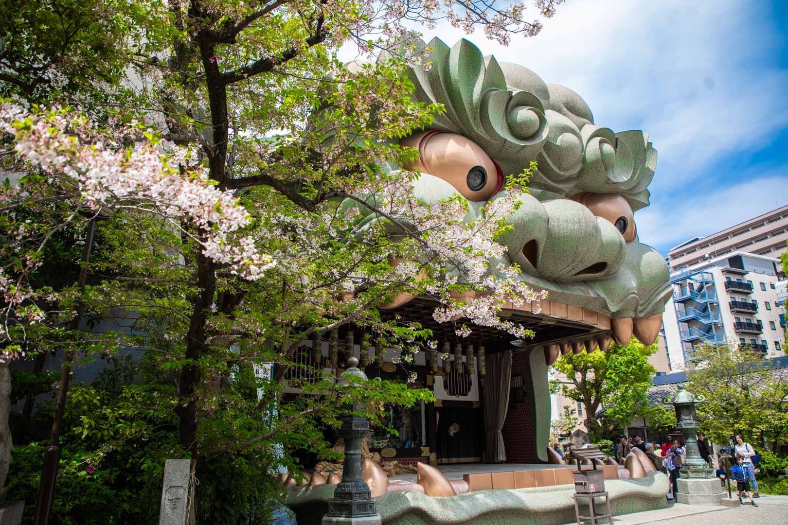 大阪旅遊,難波八阪神社,大阪景點