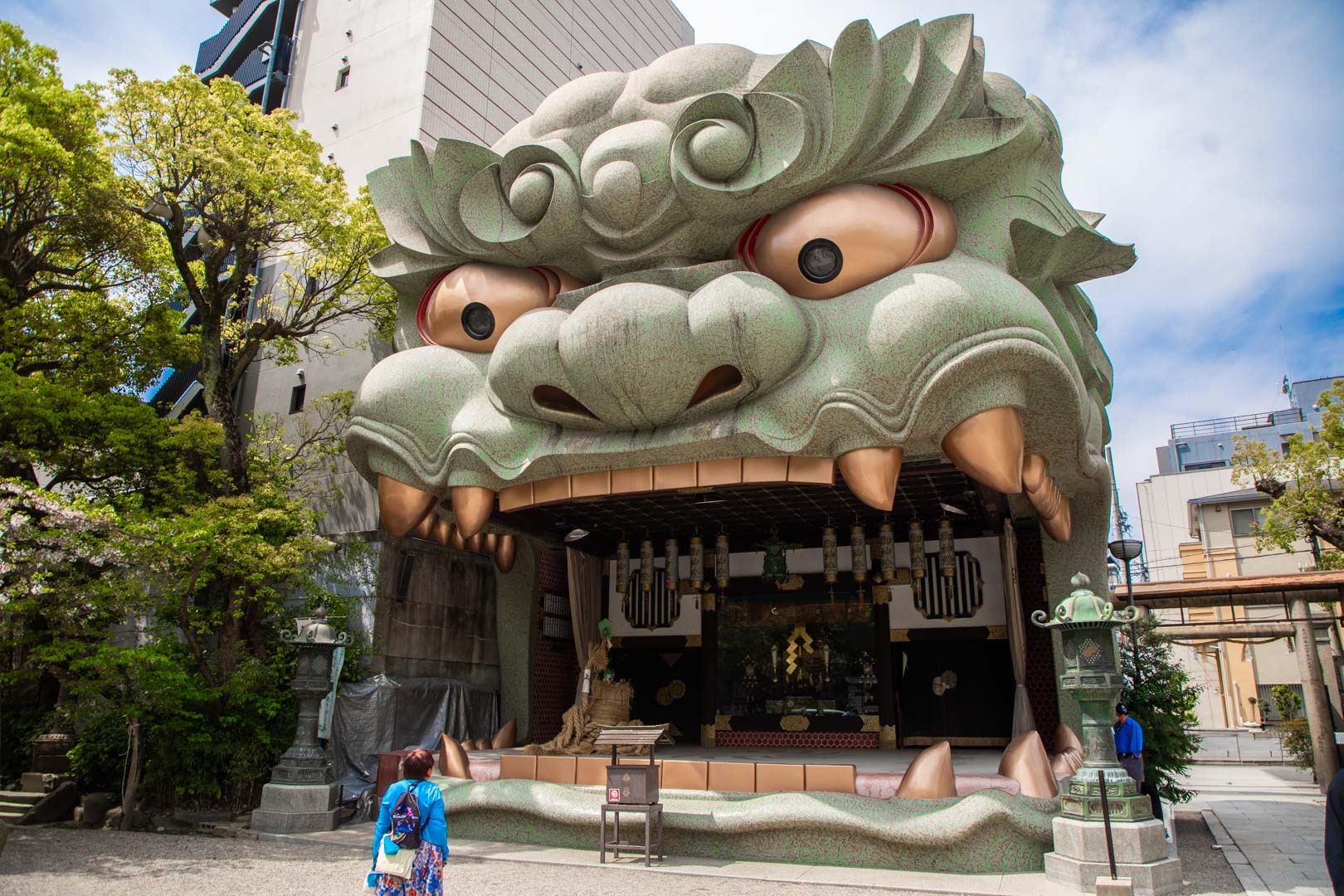 大阪旅遊,難波八阪神社,大阪景點