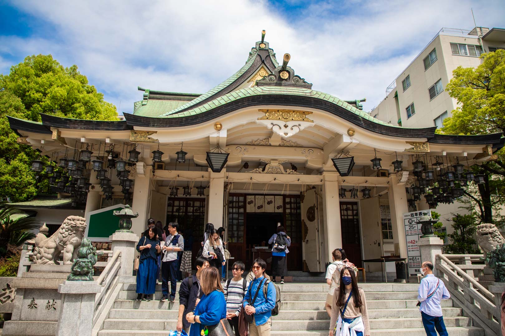 大阪旅遊,難波八阪神社,大阪景點