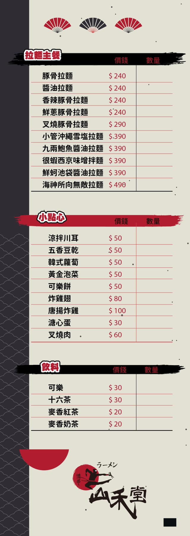 中壢拉麵,山禾堂拉麵(中壢店)