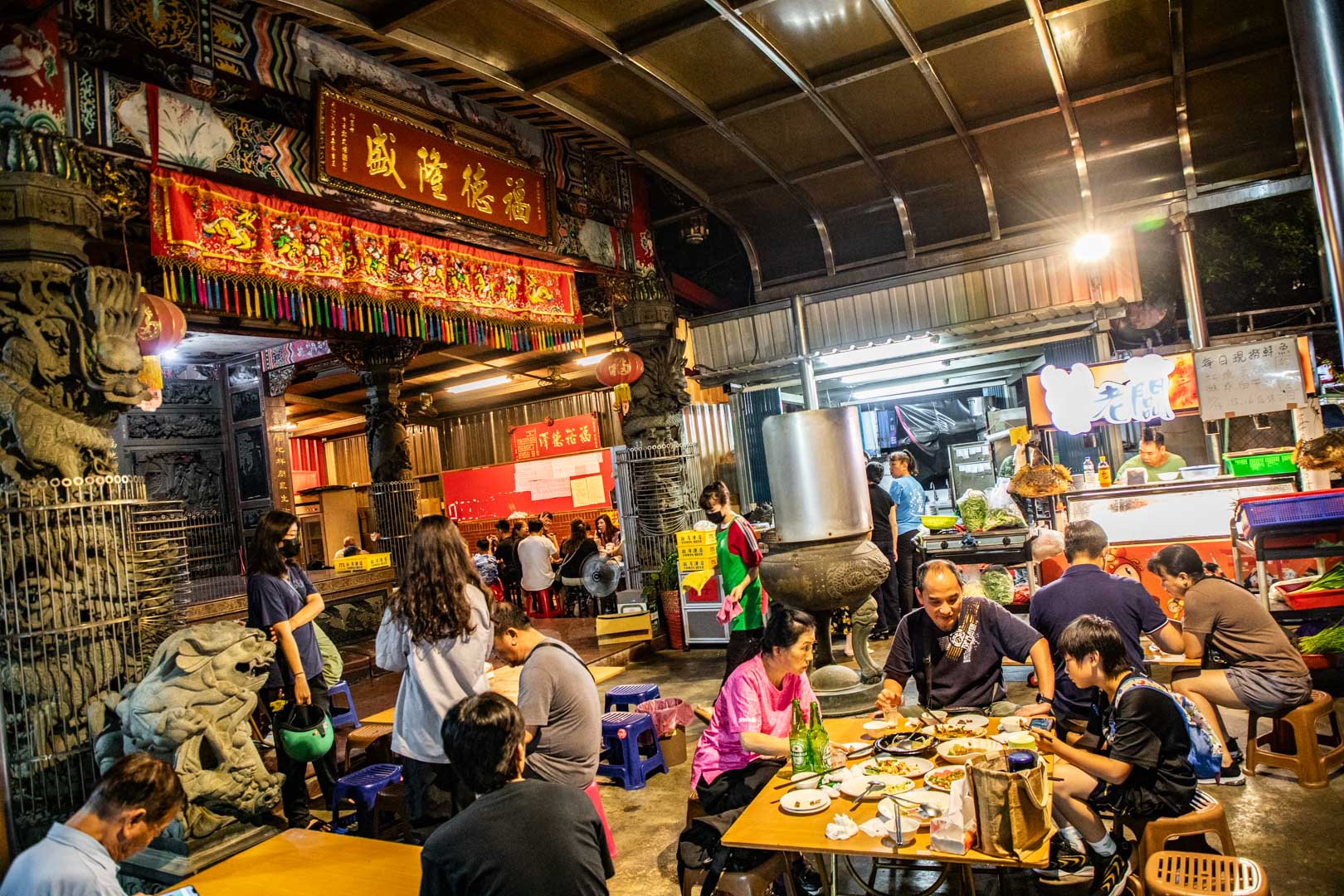 中壢美食,中壢快炒,福龍宮廟口快炒