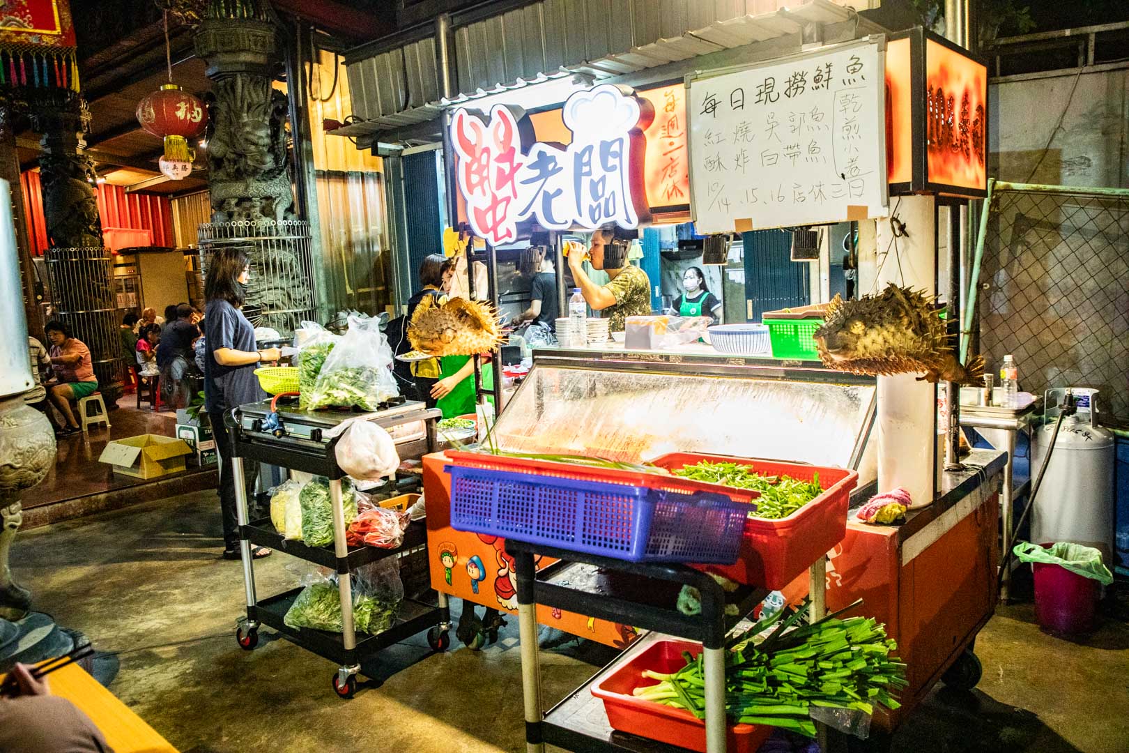 中壢美食,中壢快炒,福龍宮廟口快炒