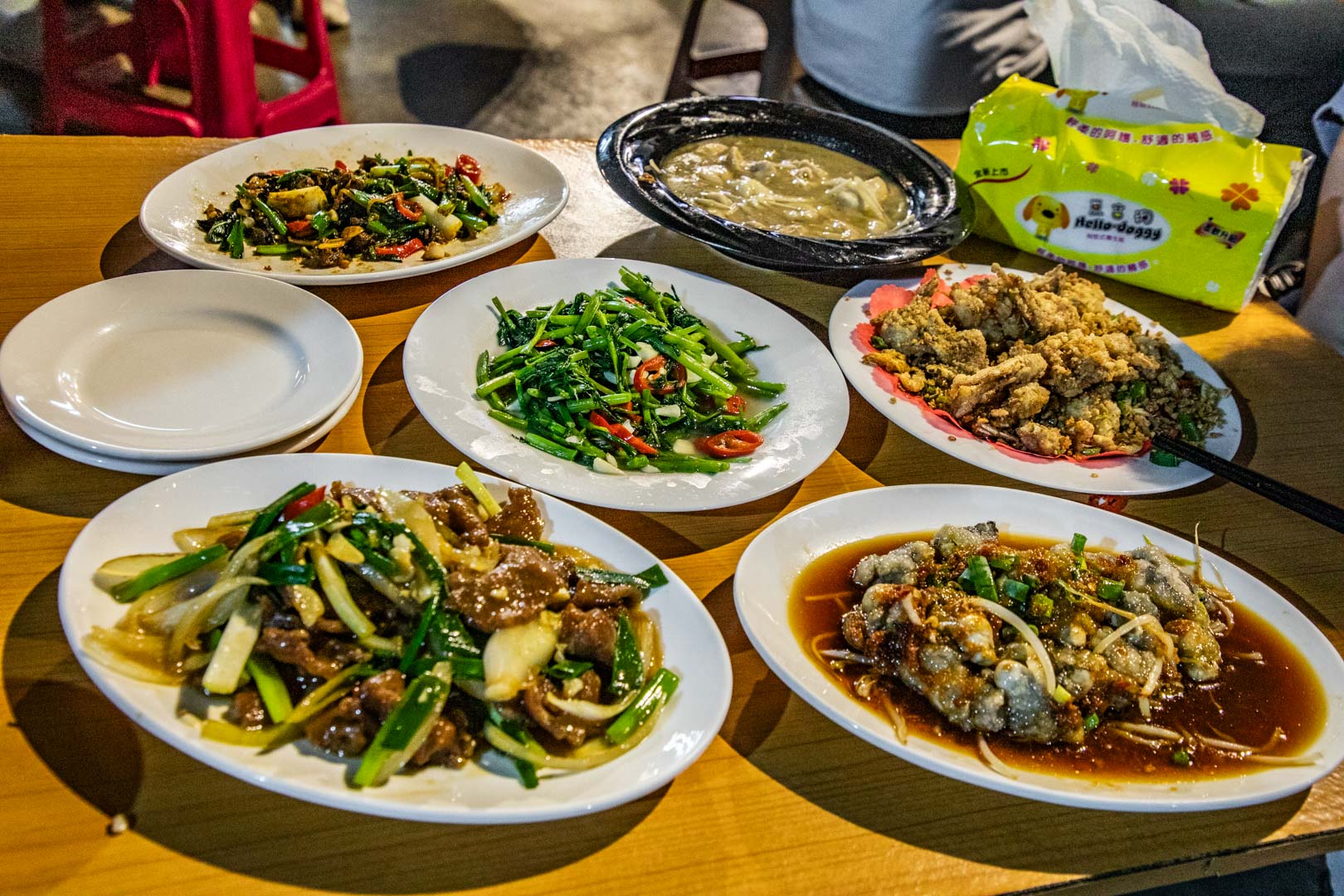 中壢美食,中壢快炒,福龍宮廟口快炒