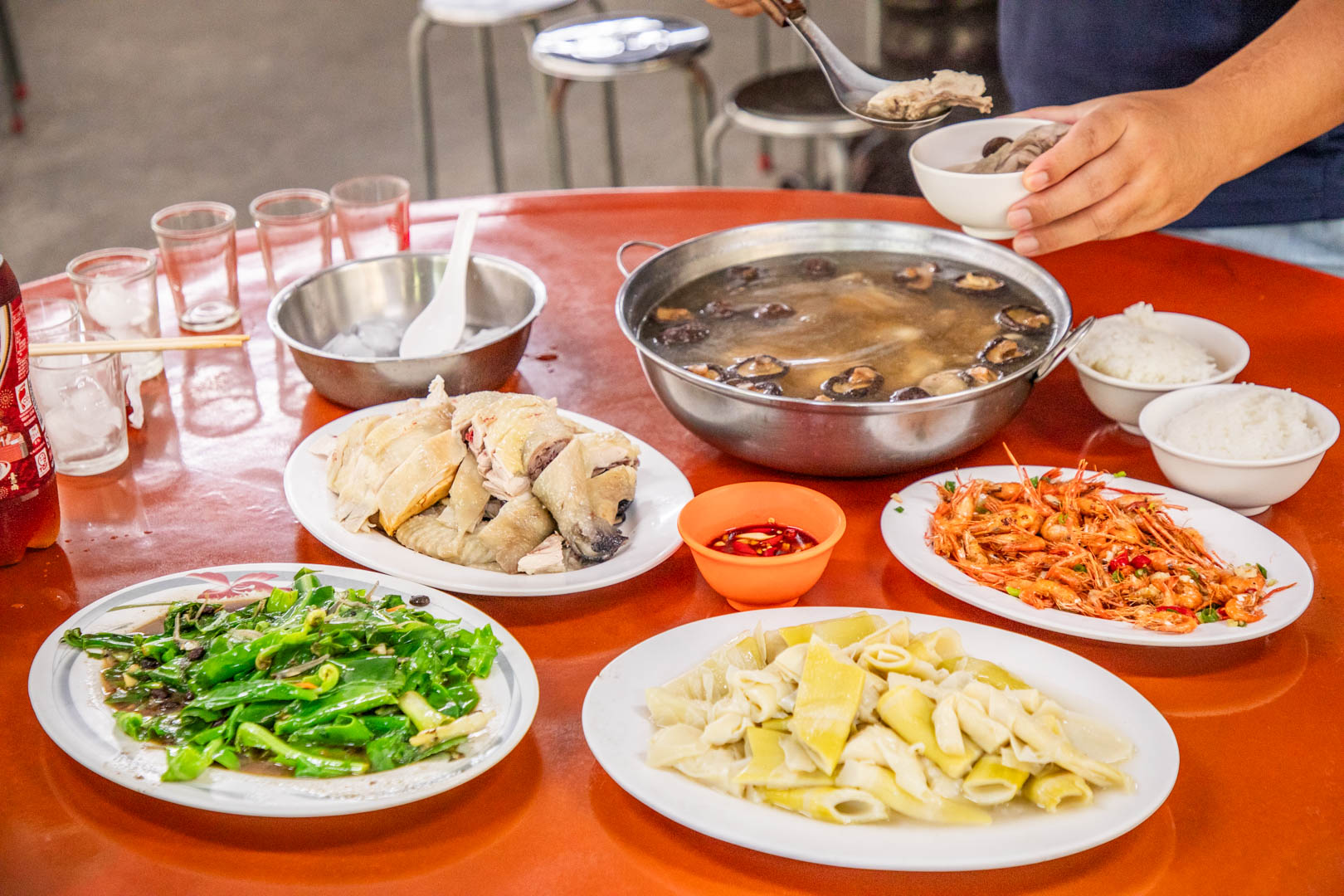 萬里美食,萬里土雞城,安安土雞城