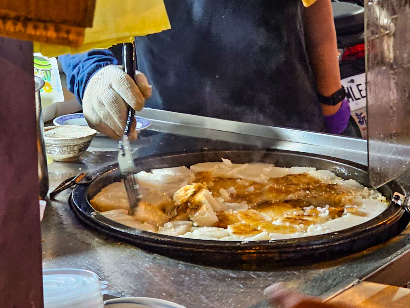 彰化宵夜,彰化美食,永樂夜市關帝廟無名蘿蔔糕、燉湯