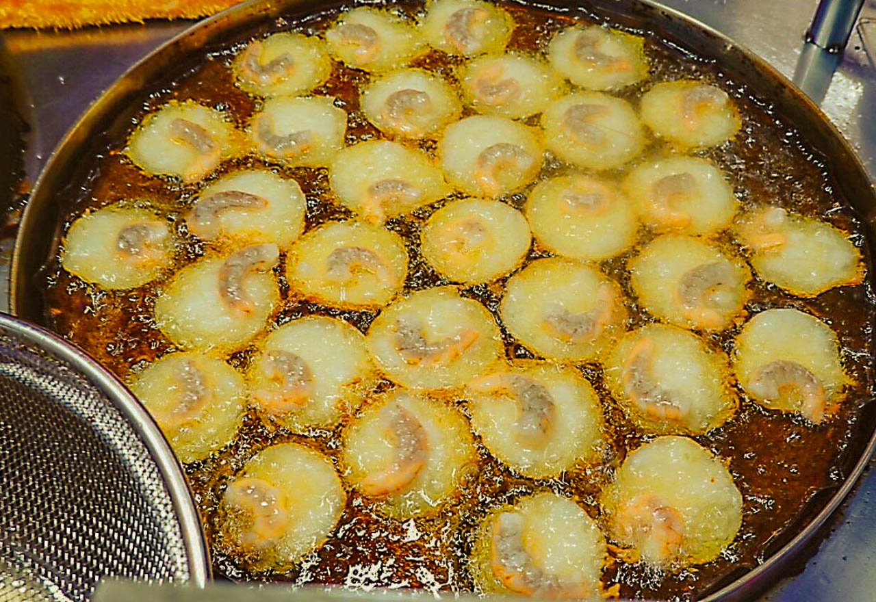 桃園夜市美食,頭頓煎蝦餅,桃園美食
