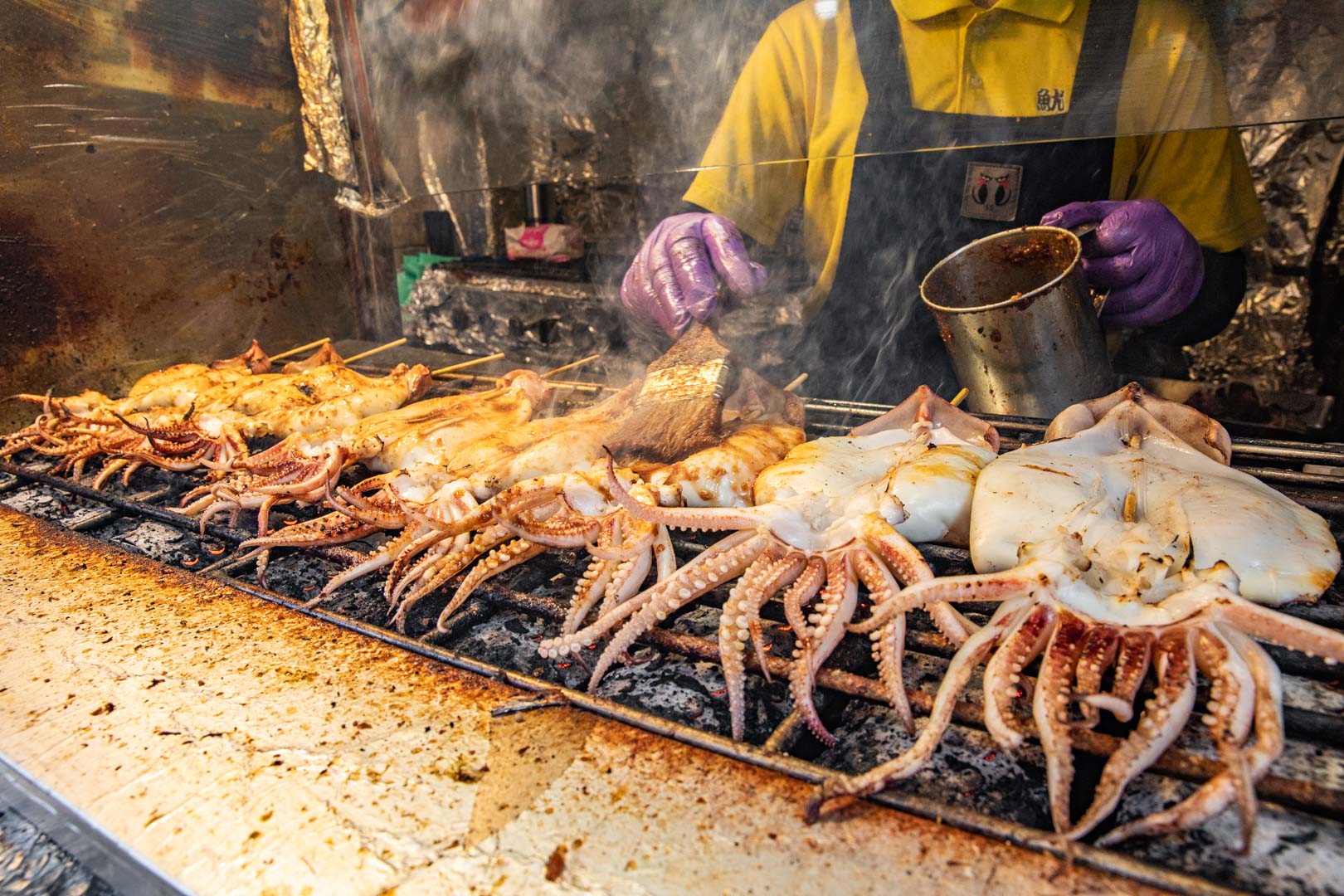 彰化美食,鹿港美食,彰化小吃,鹿港老街美食,鹿港小吃,鹿港正宗魷魚王烤大卷,鹿港烤魷魚 @大手牽小手。玩樂趣