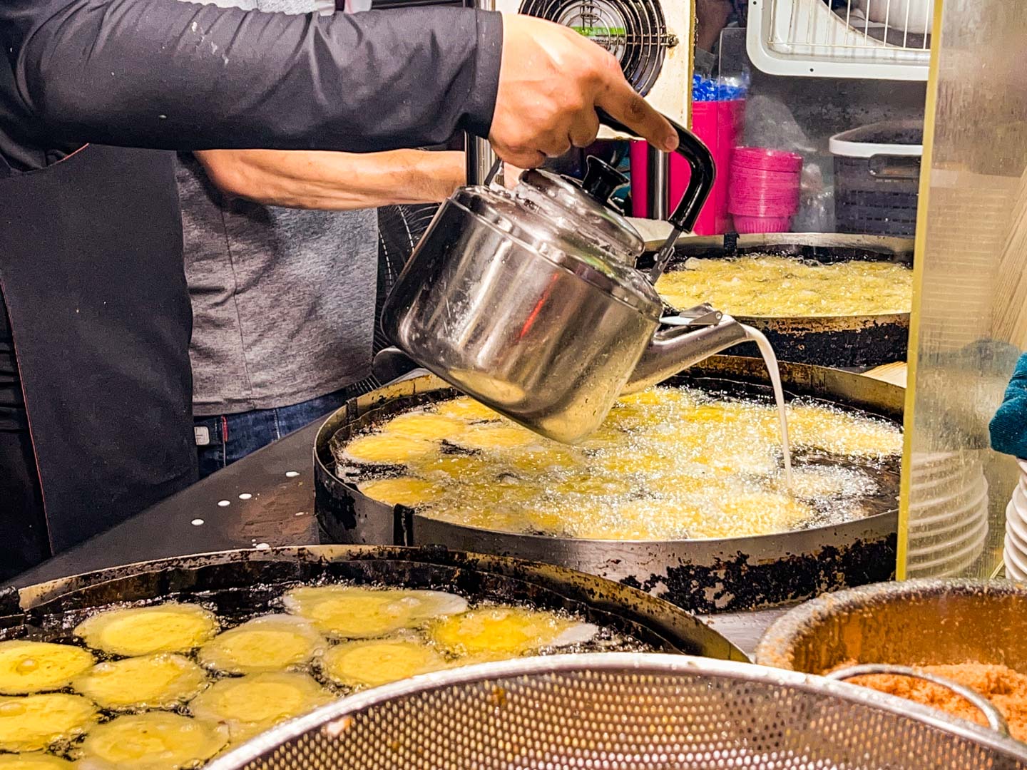 桃園夜市美食,頭頓煎蝦餅,桃園美食