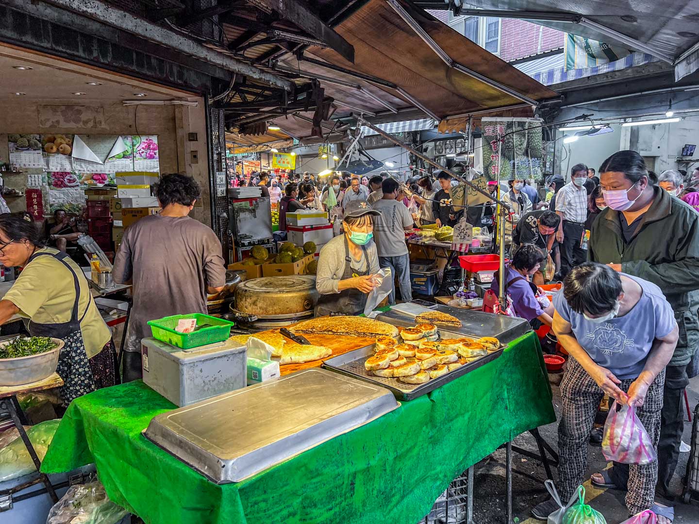 桃園美食,桃園東北大餅,桃園蔥大餅