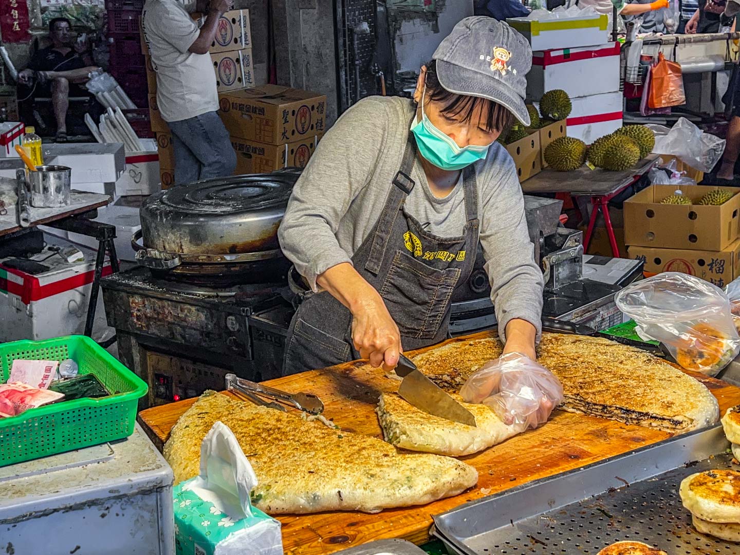 桃園美食,桃園東北大餅,桃園蔥大餅