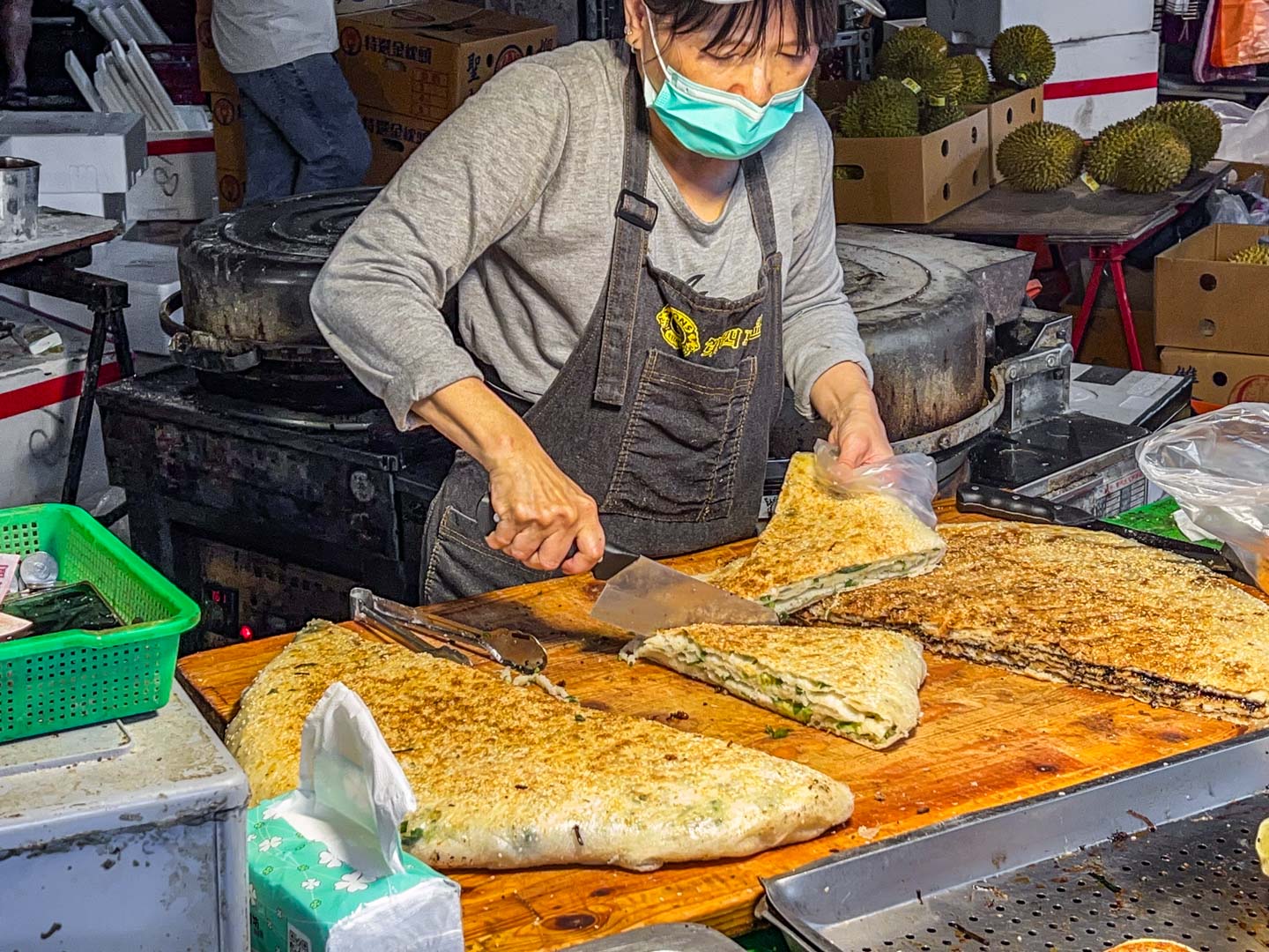 桃園美食,桃園東北大餅,桃園蔥大餅