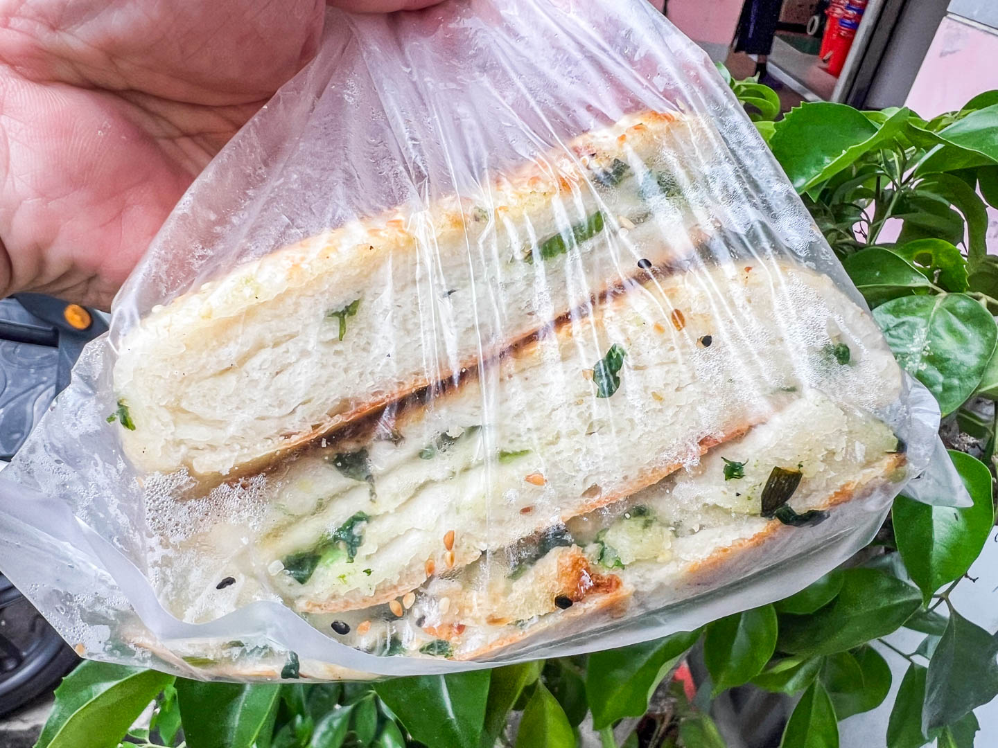 桃園美食,桃園東北大餅,桃園蔥大餅
