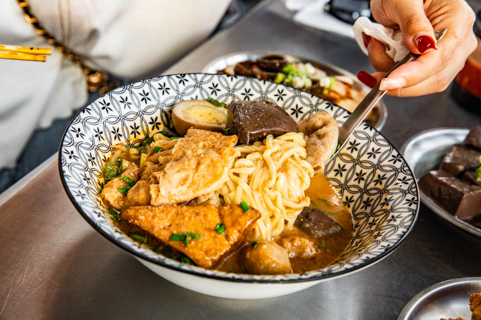 鹿港美食,吳廈門沙茶麵
