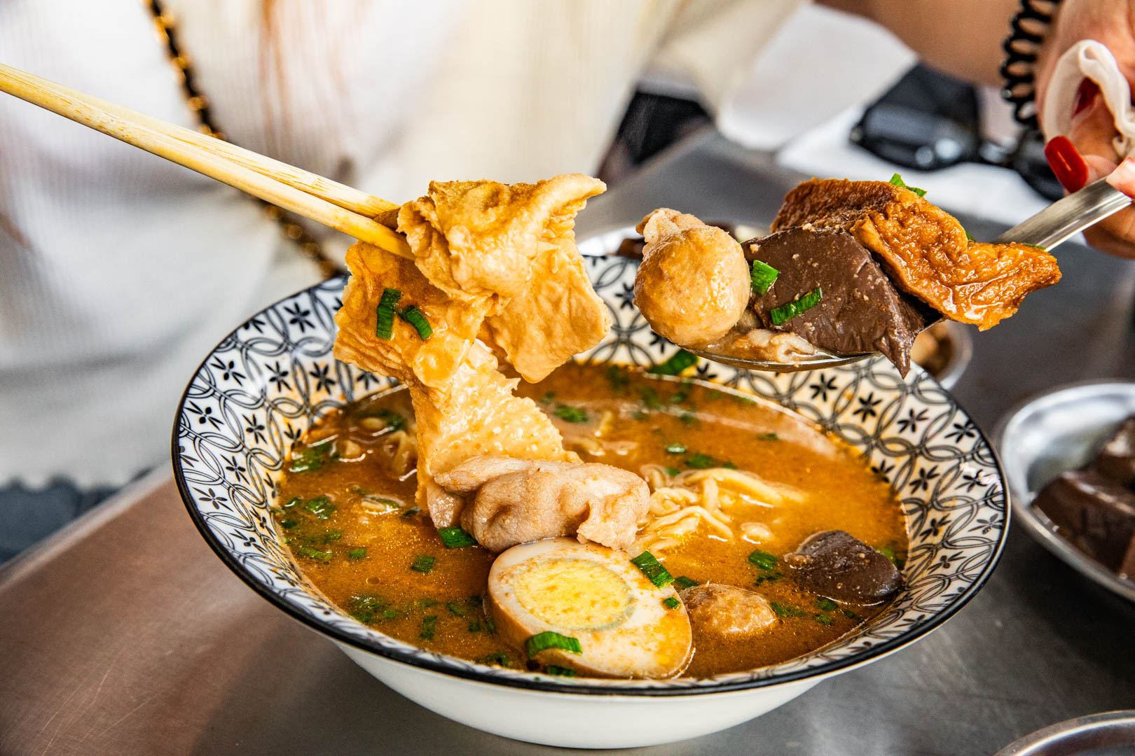 鹿港美食,吳廈門沙茶麵