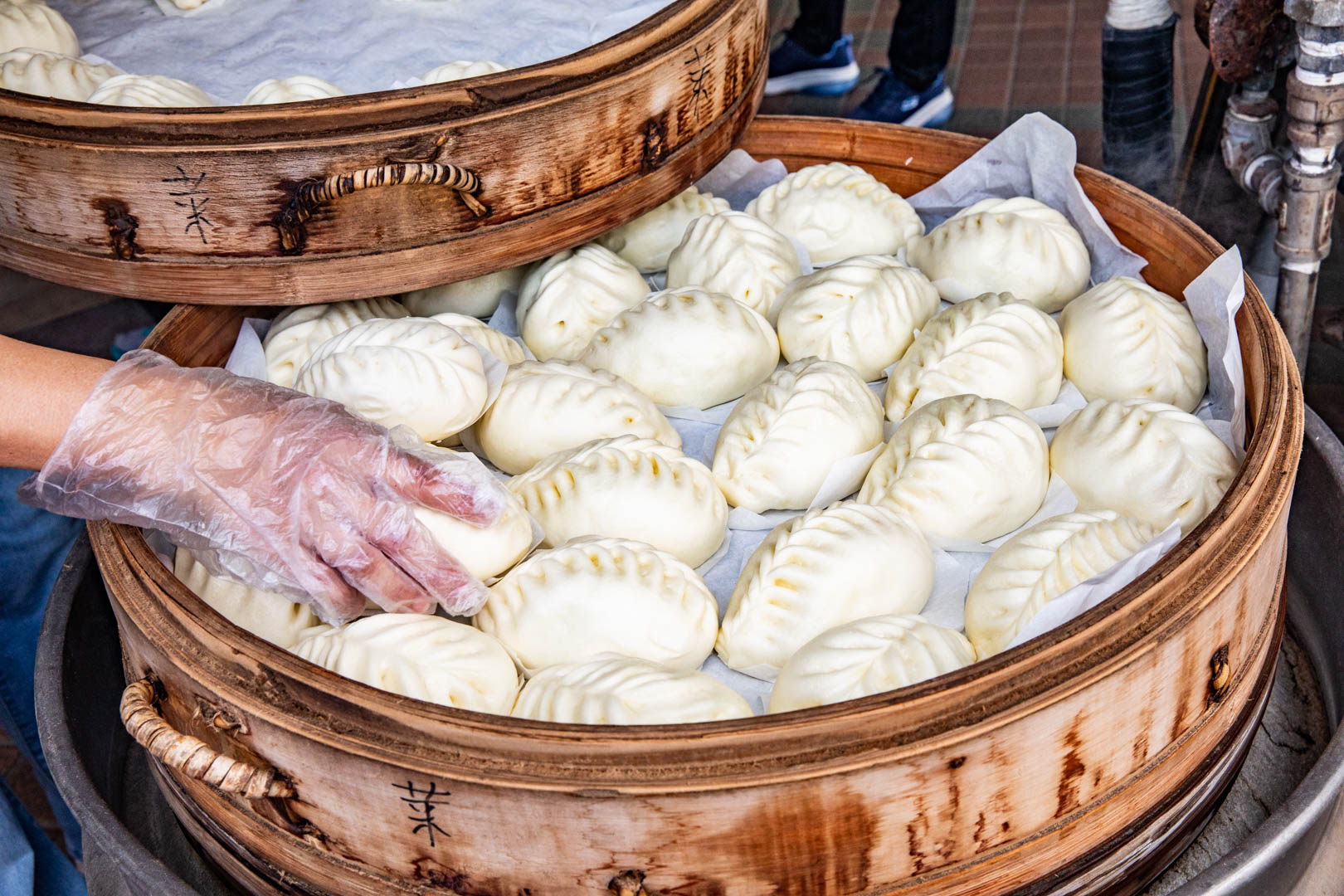 鹿港美食,鹿港肉包,玉香津肉包