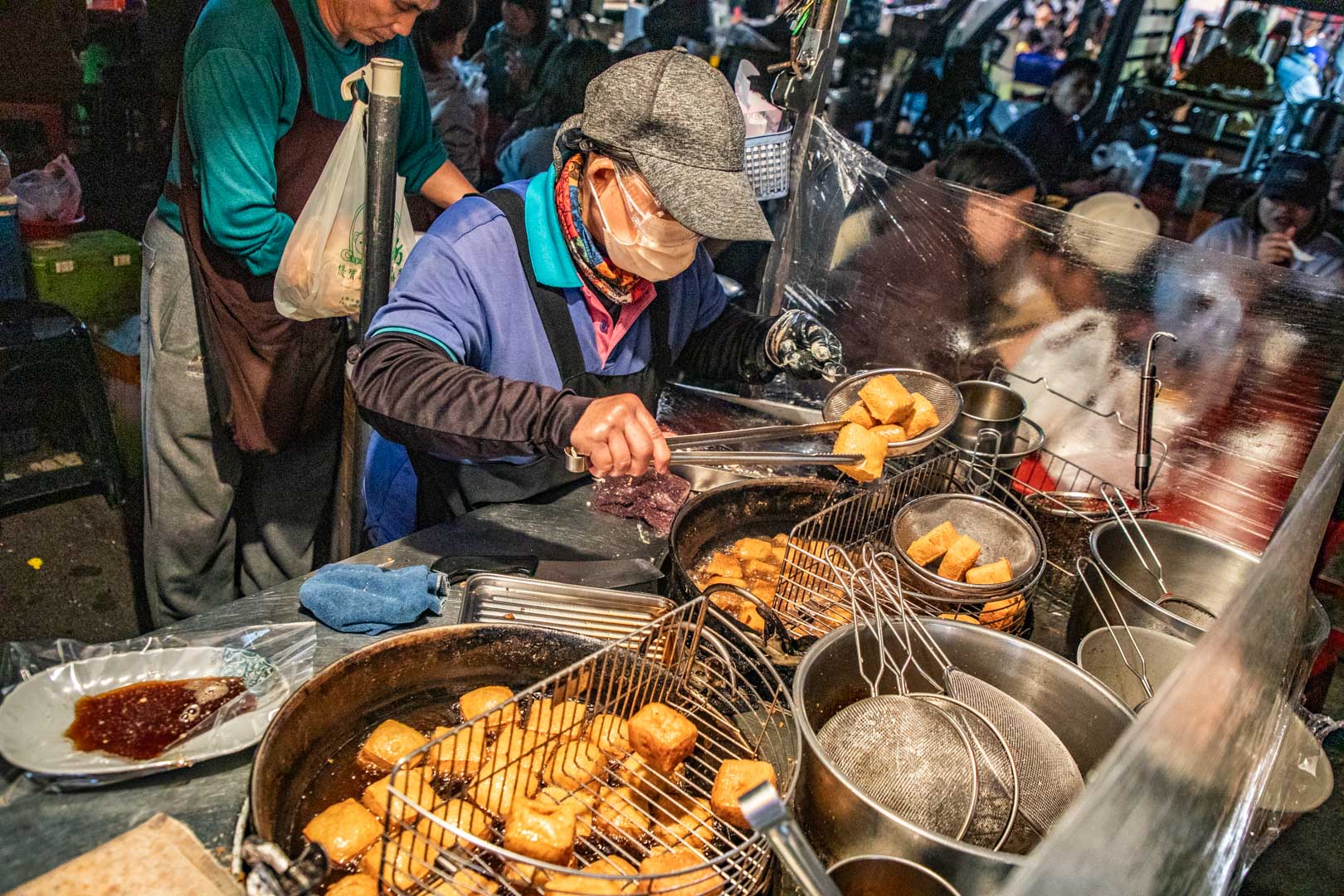 大東東夜市美食,台南美食,蔡家臭豆腐