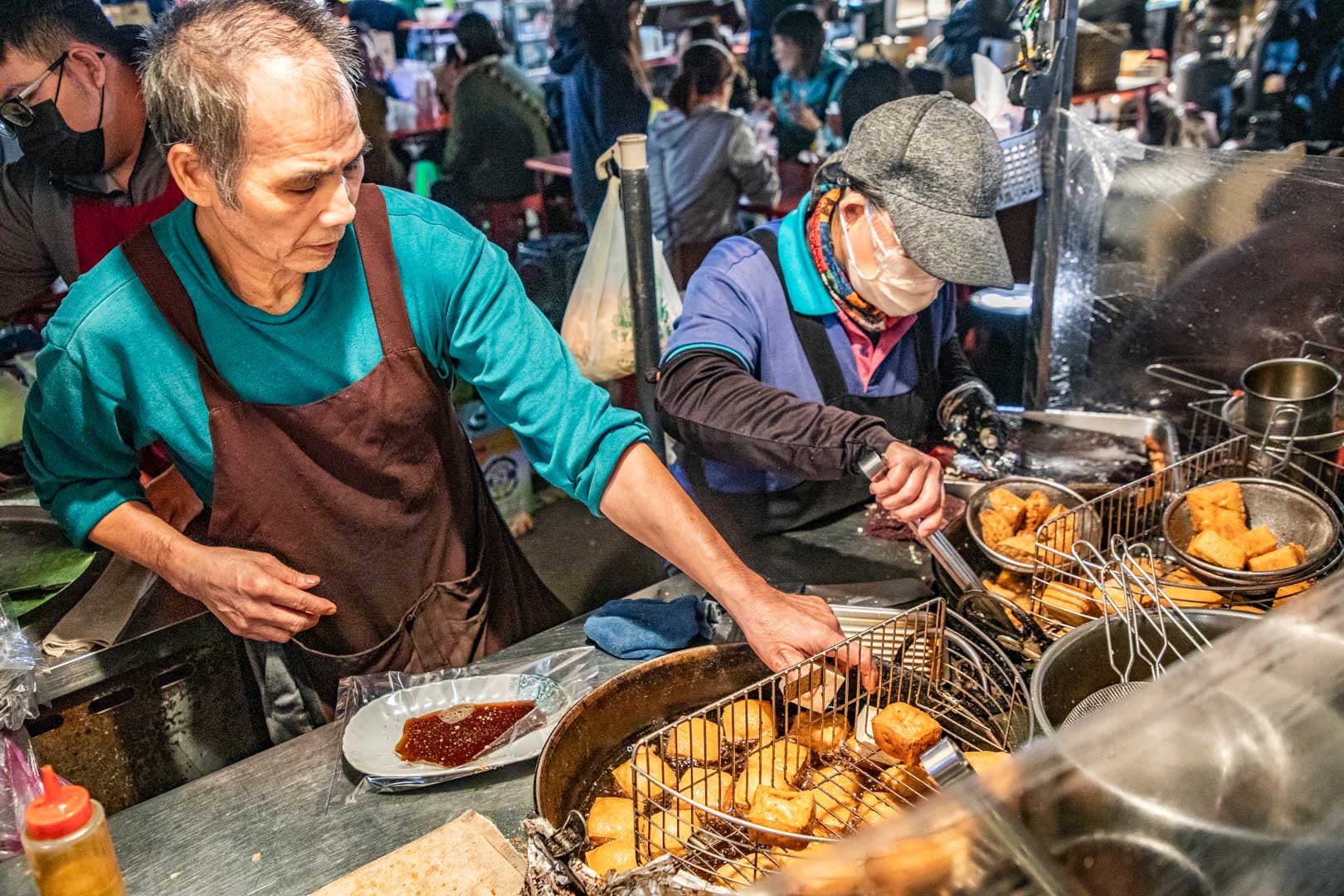 大東東夜市美食,台南美食,蔡家臭豆腐