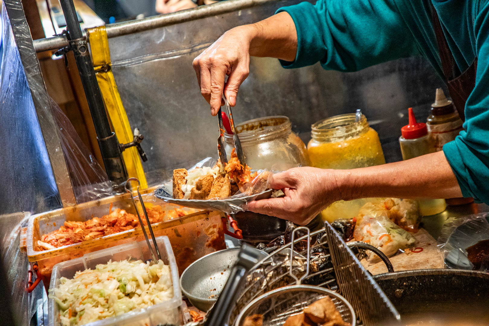 大東東夜市美食,台南美食,蔡家臭豆腐