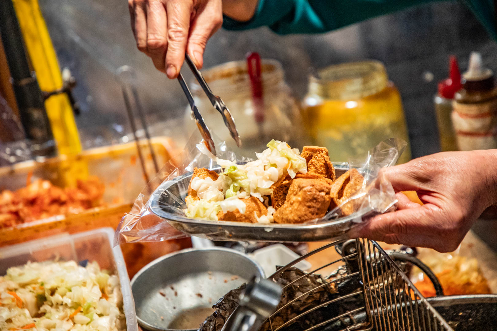 大東東夜市美食,台南美食,蔡家臭豆腐