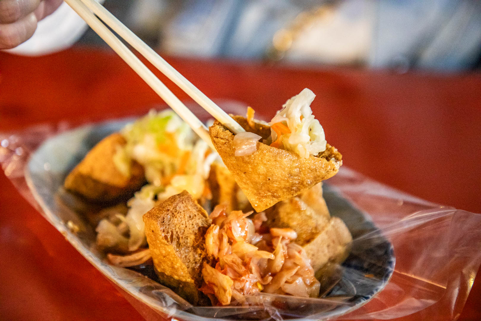 大東東夜市美食,台南美食,蔡家臭豆腐