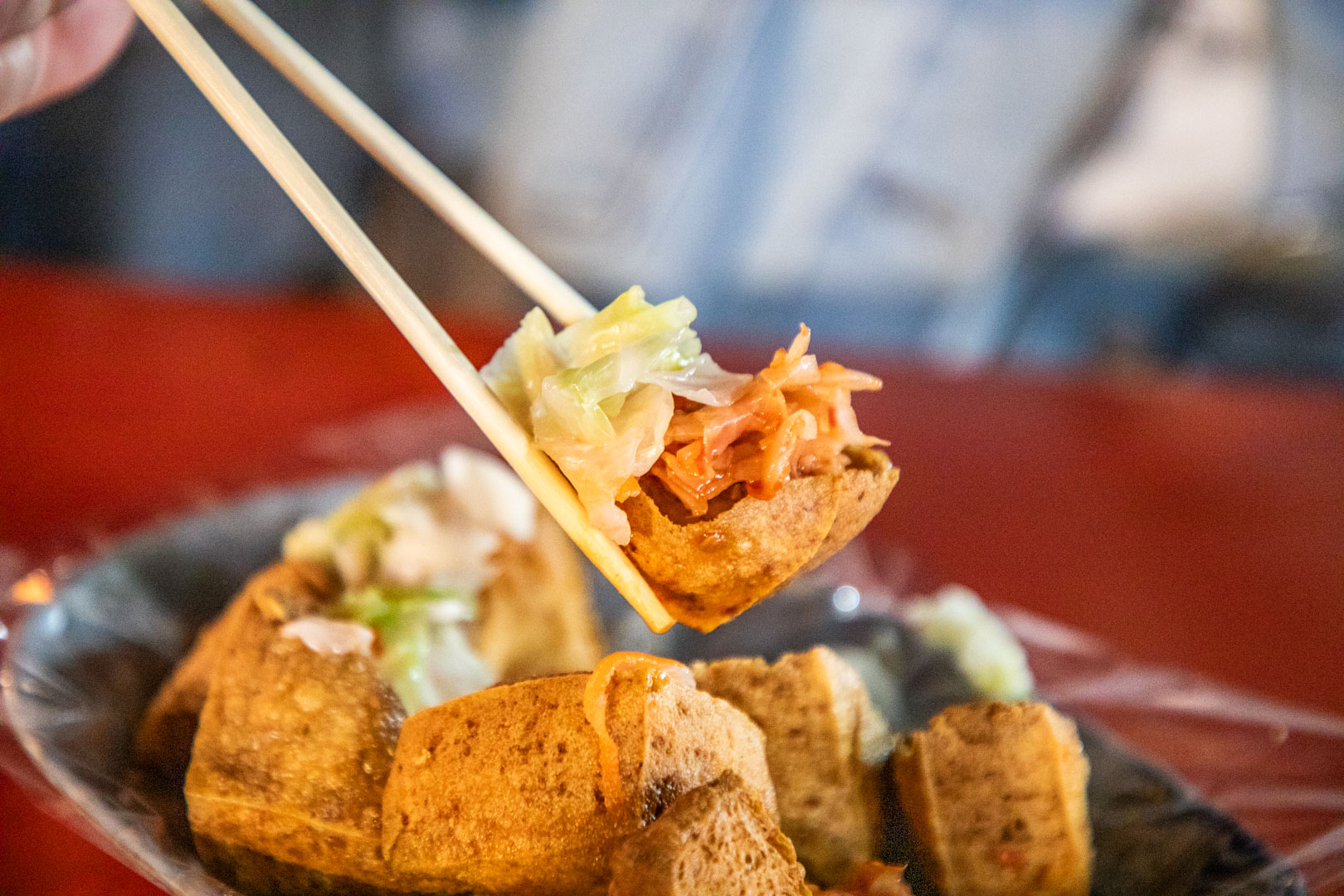 大東東夜市美食,台南美食,蔡家臭豆腐