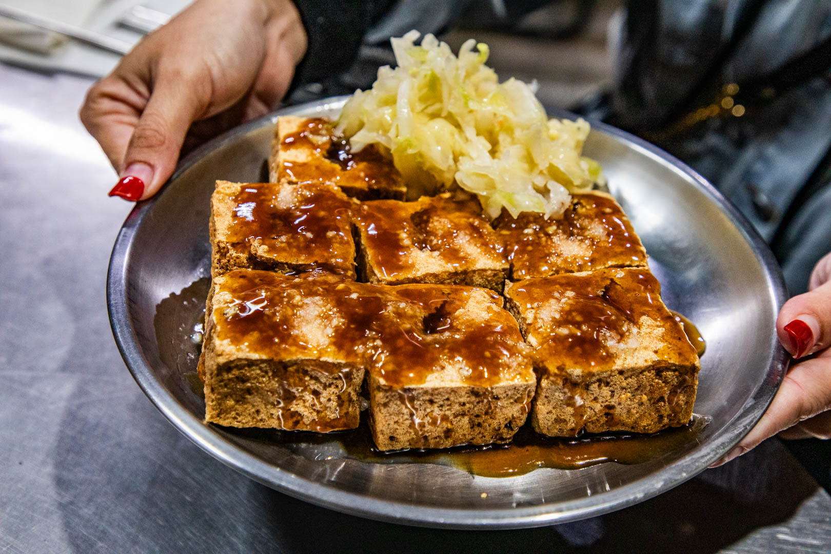 台南美食,台南臭豆腐,夏林臭豆腐 @大手牽小手。玩樂趣
