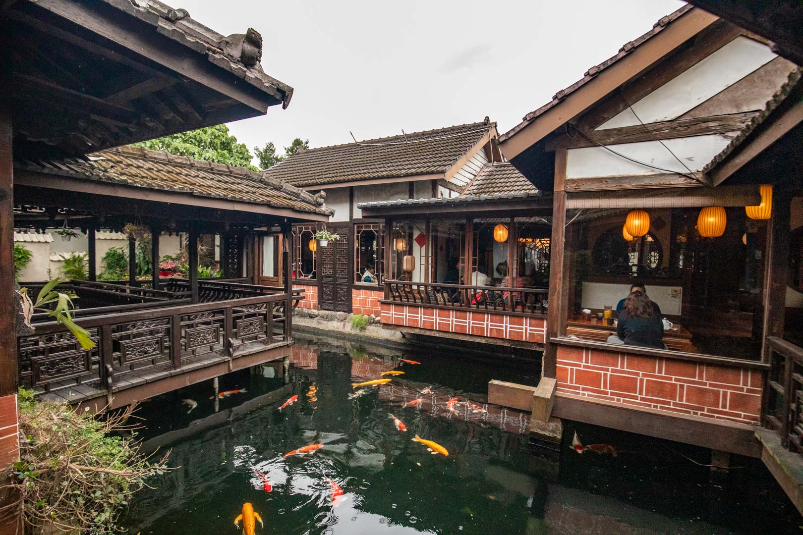 友竹居茶藝館,中壢美食,中壢景觀餐廳 @大手牽小手。玩樂趣