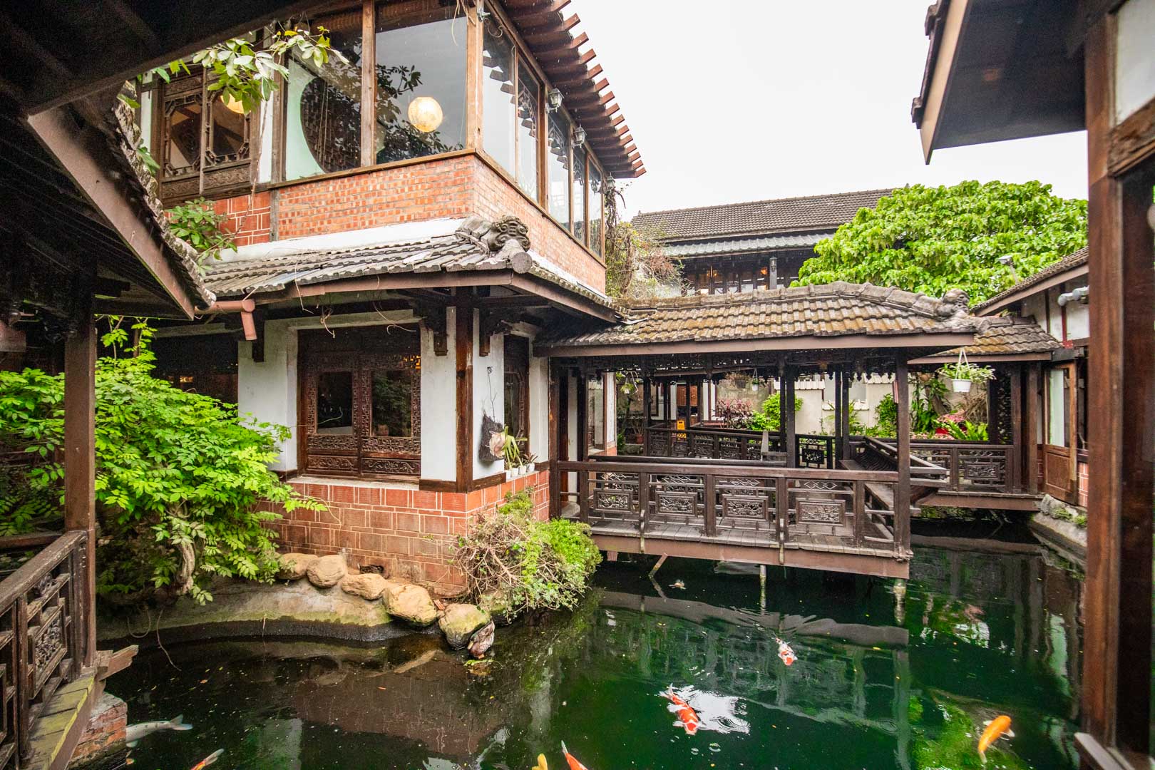 中壢景觀餐廳,中壢美食,友竹居茶藝館