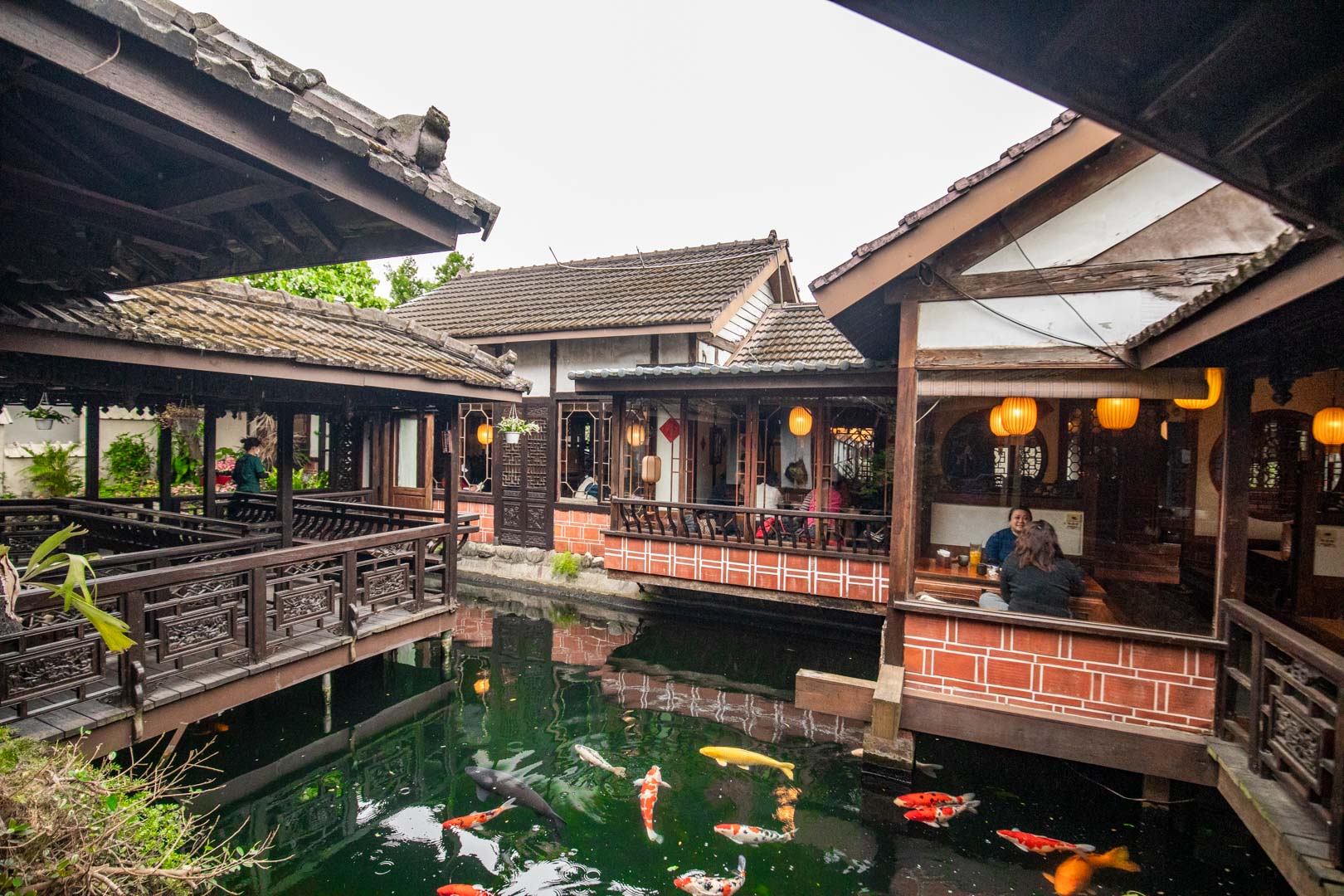 中壢景觀餐廳,中壢美食,友竹居茶藝館