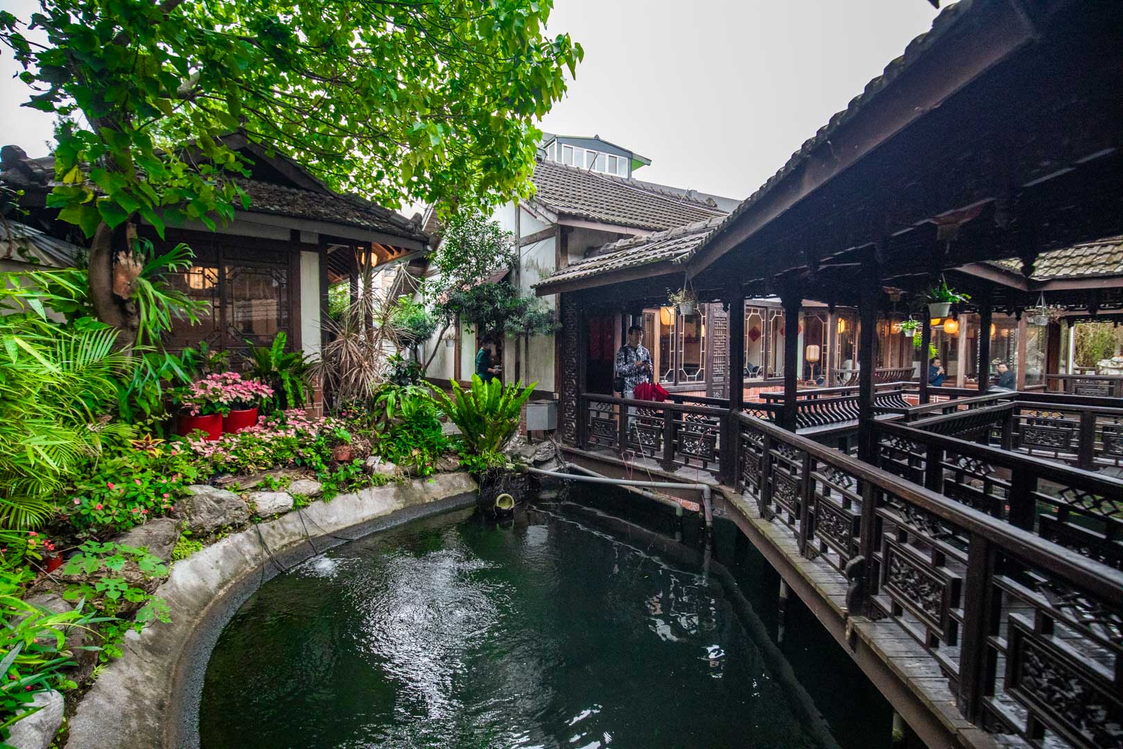 中壢景觀餐廳,中壢美食,友竹居茶藝館