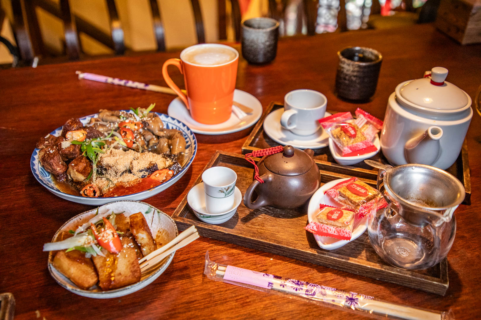 中壢景觀餐廳,中壢美食,友竹居茶藝館