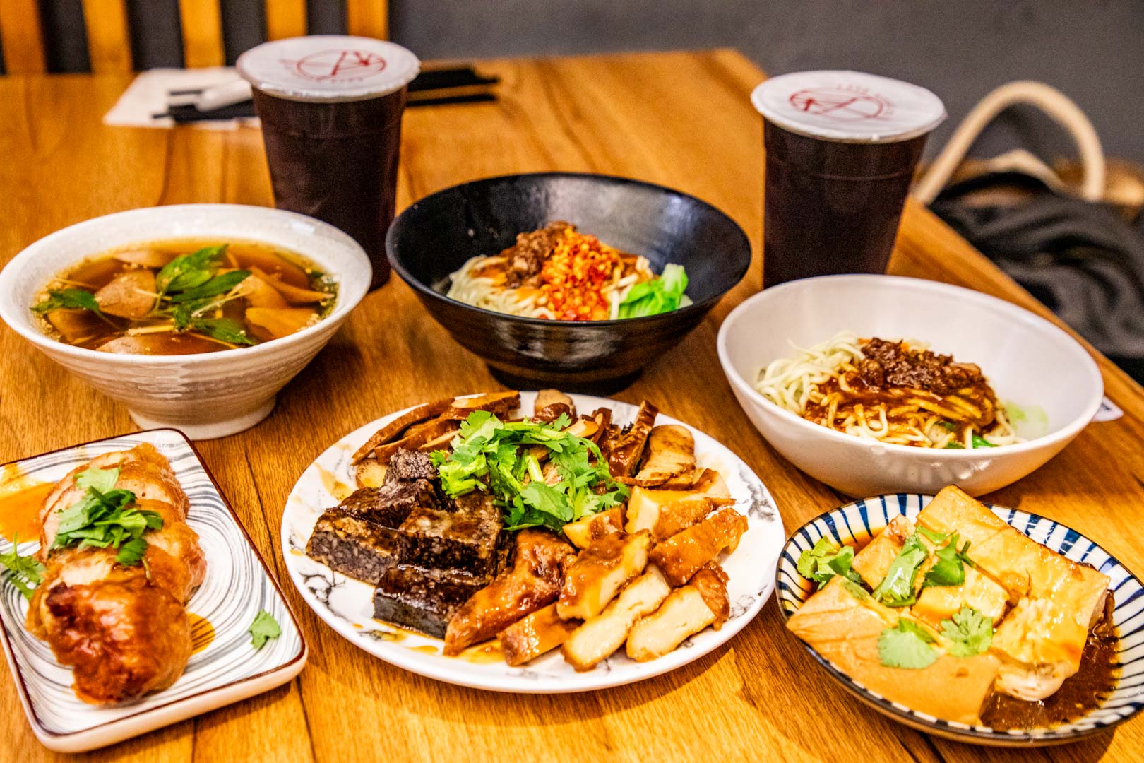 大溪美食,乾麵居