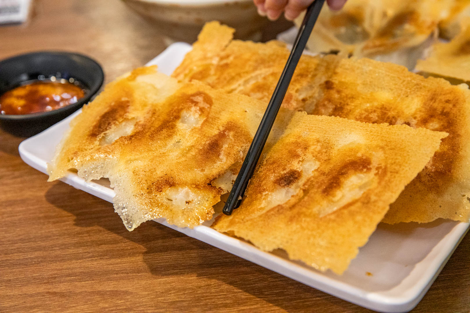 青埔美食,來甲餃子