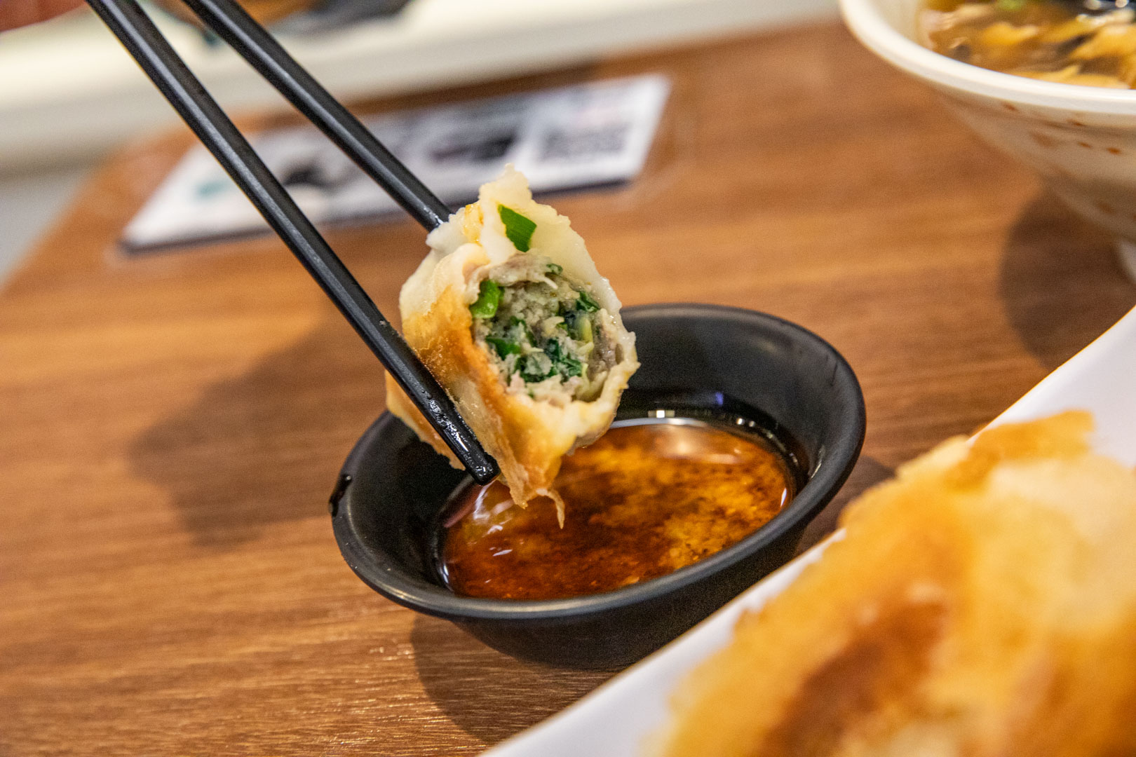 青埔美食,來甲餃子