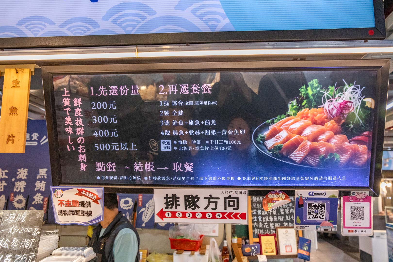 桃園生魚片,竹谷生魚片