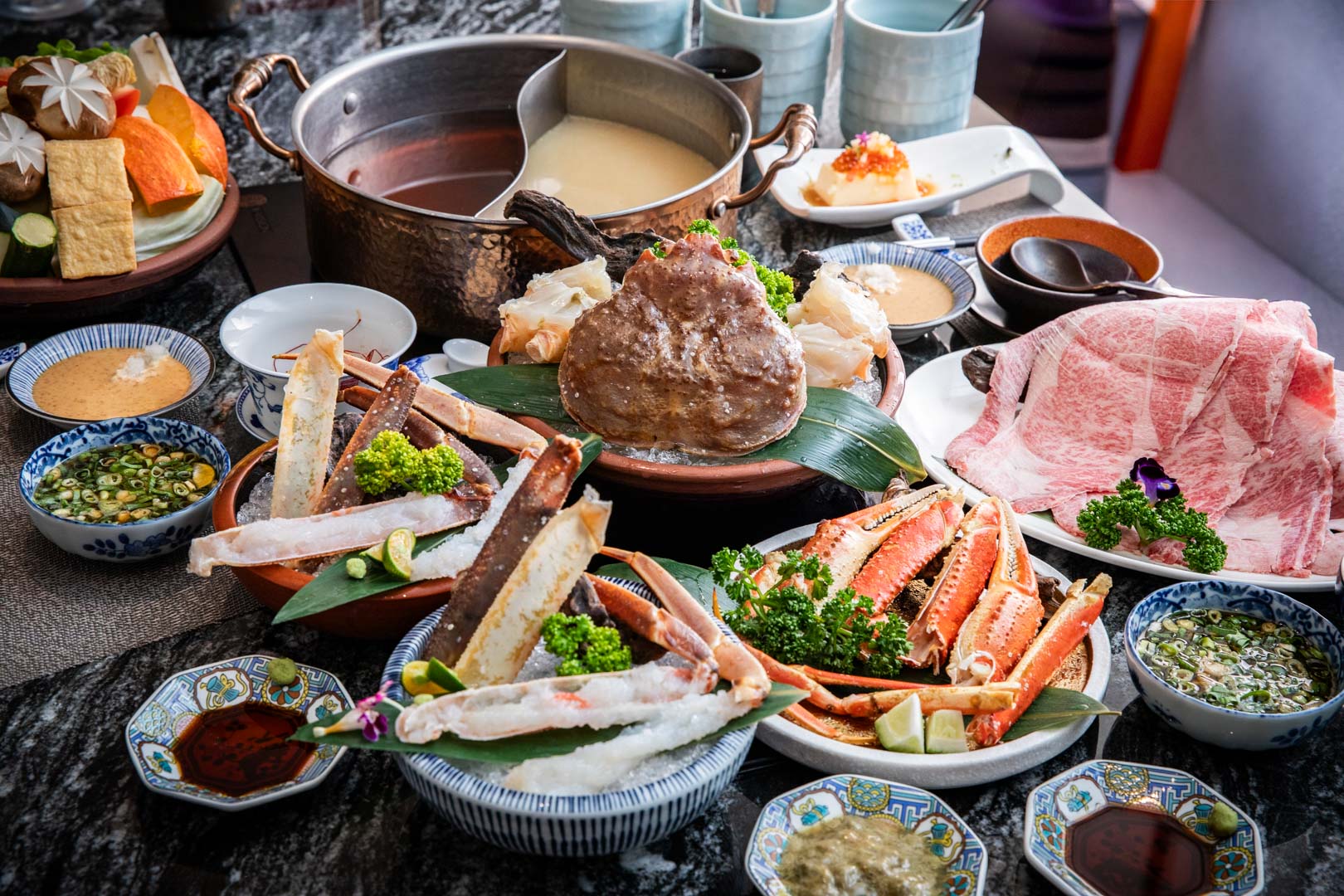 台北頂級火鍋,台北約會餐廳,大安區美食,台北松葉蟹火鍋,二本松涮涮屋 @大手牽小手。玩樂趣