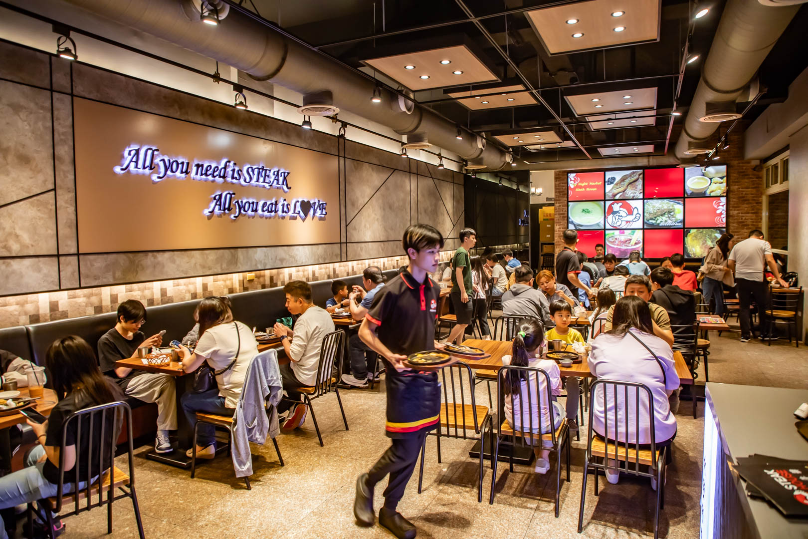 中壢夜市美食,大夜市牛排