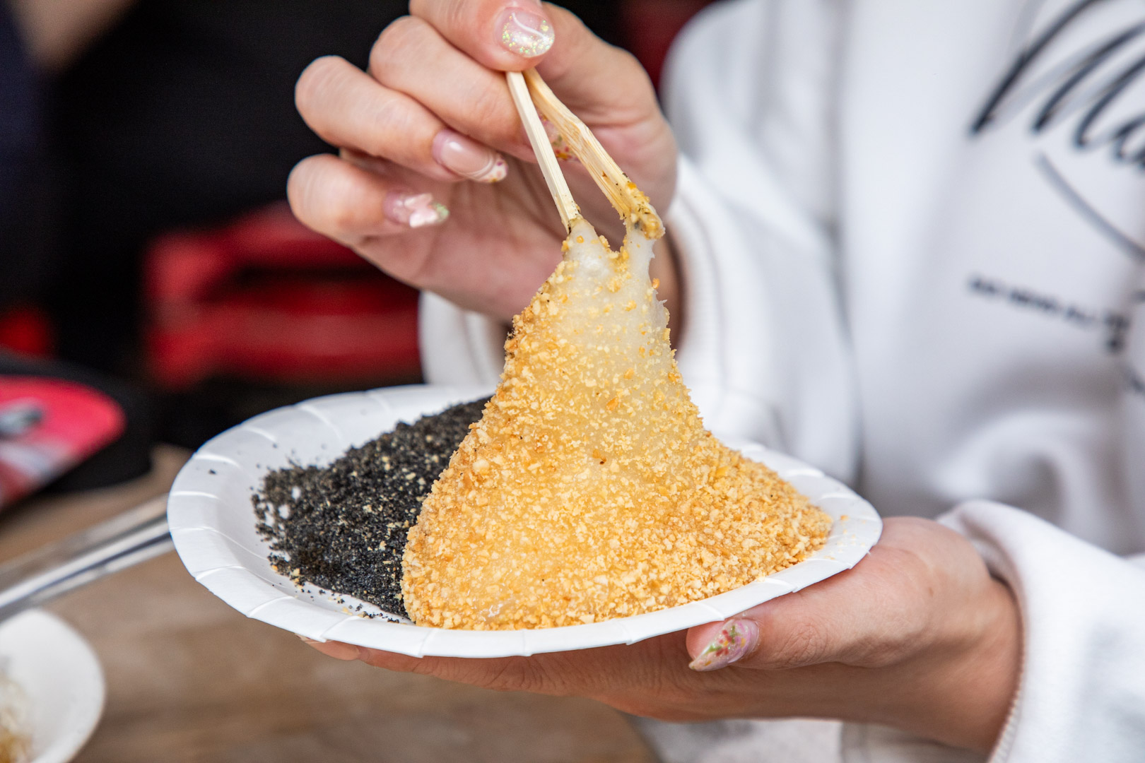 員林美食,番薯市八寶圓仔冰,員林燒麻糬 @大手牽小手。玩樂趣