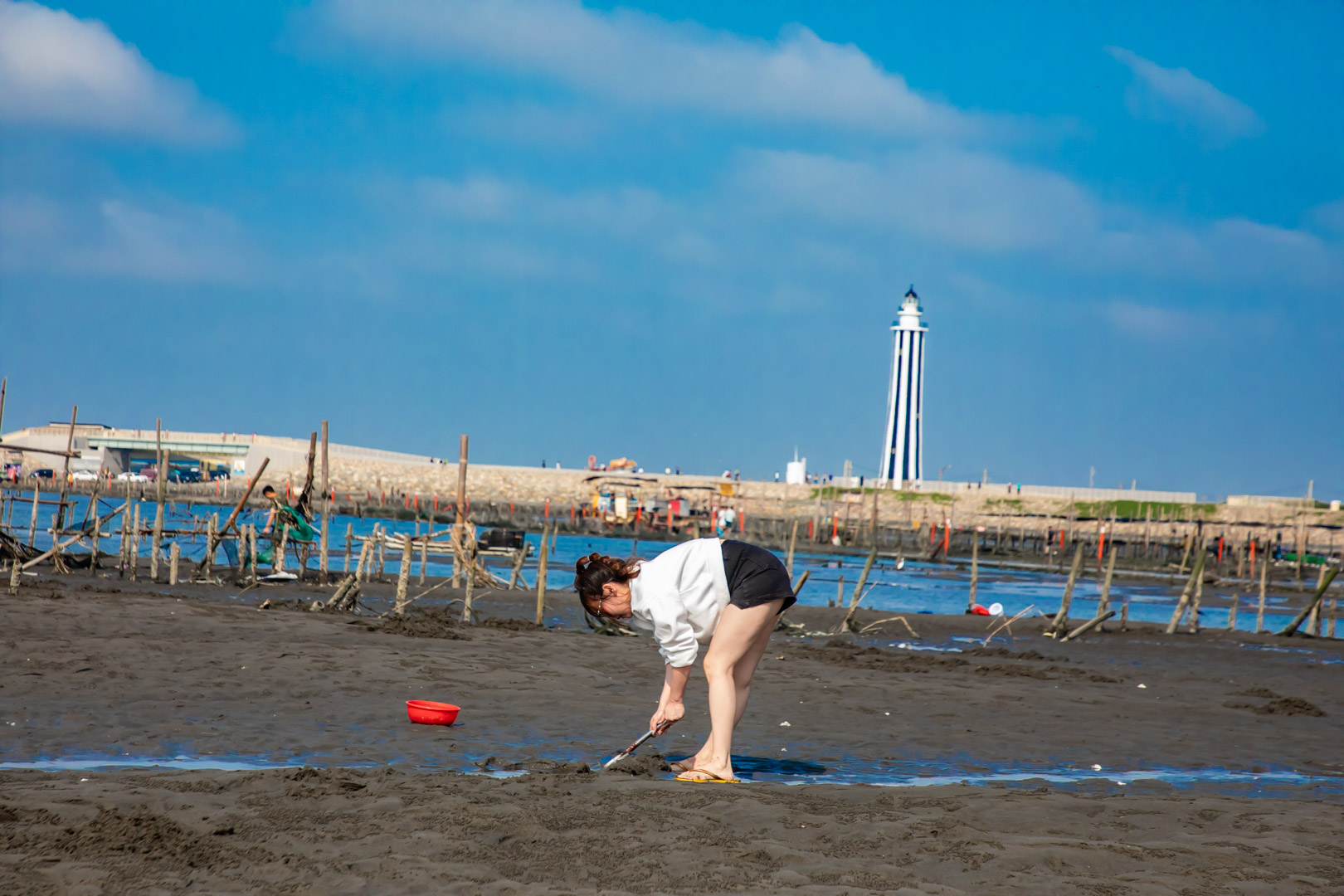 王功永昌叔生態旅遊觀光三輪車,王功烤蚵