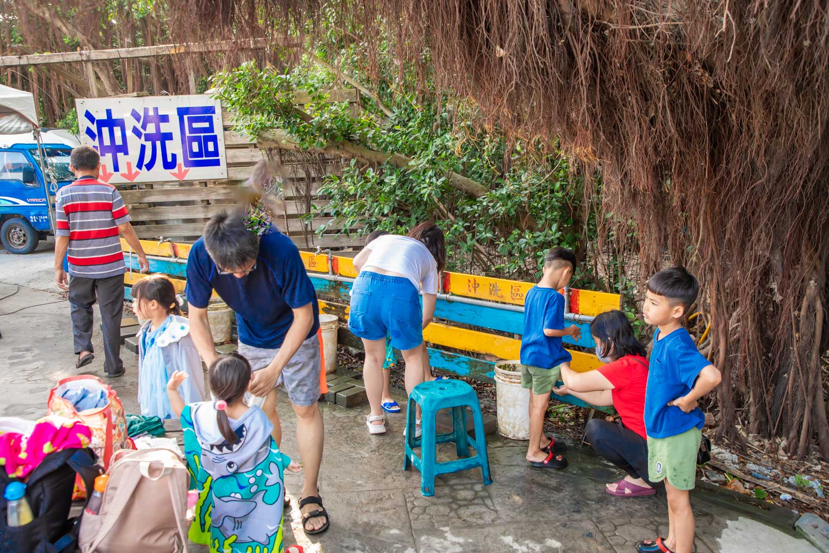 王功永昌叔生態旅遊觀光三輪車,王功烤蚵