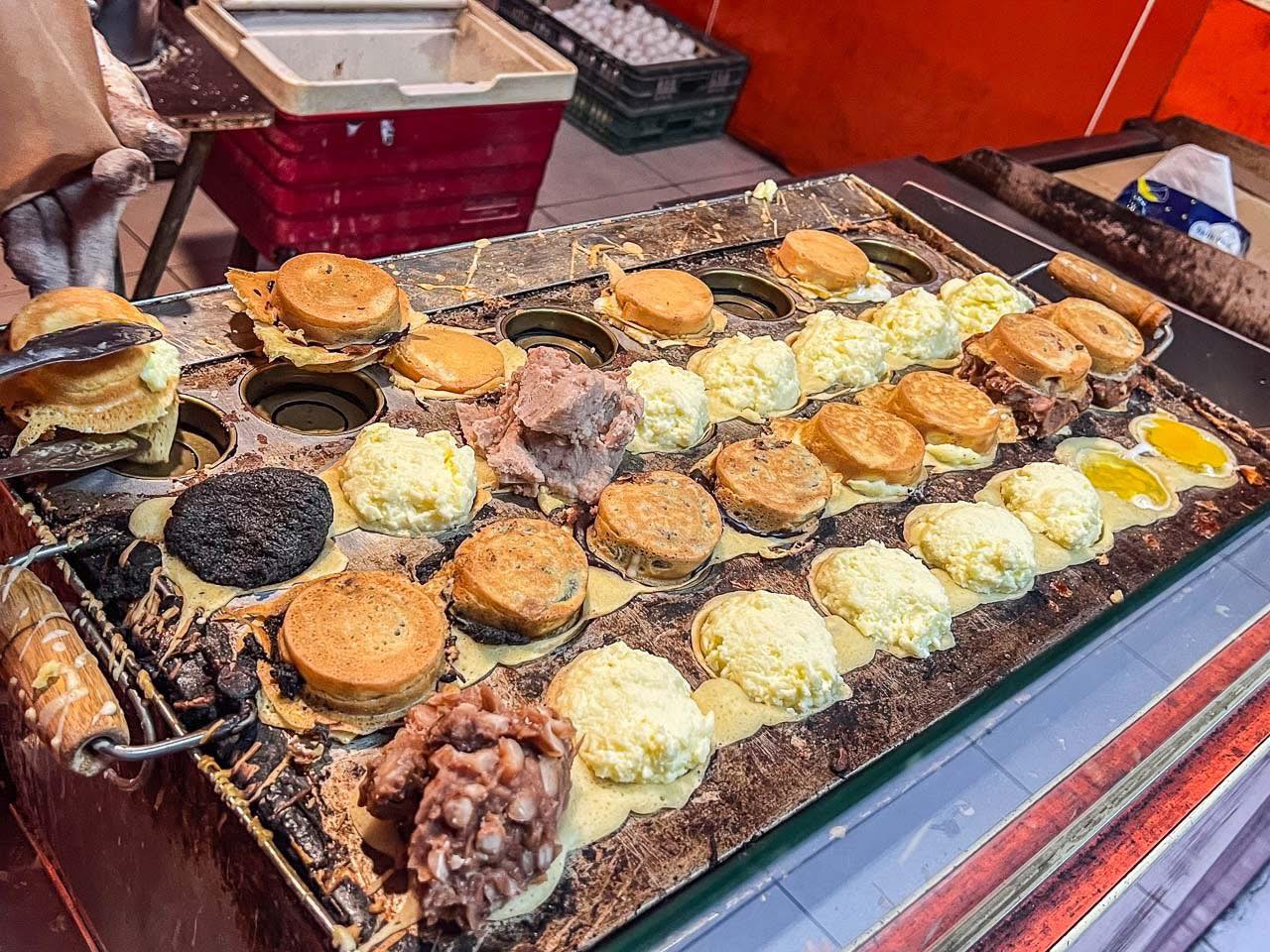 板橋車輪餅,致理科大美食,太極鰲車輪餅,板橋美食,板橋小吃 @大手牽小手。玩樂趣