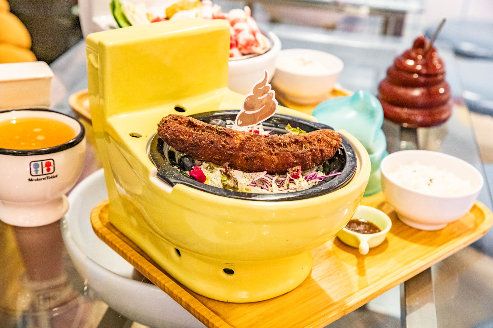 士林美食,歡樂便所主題餐廳