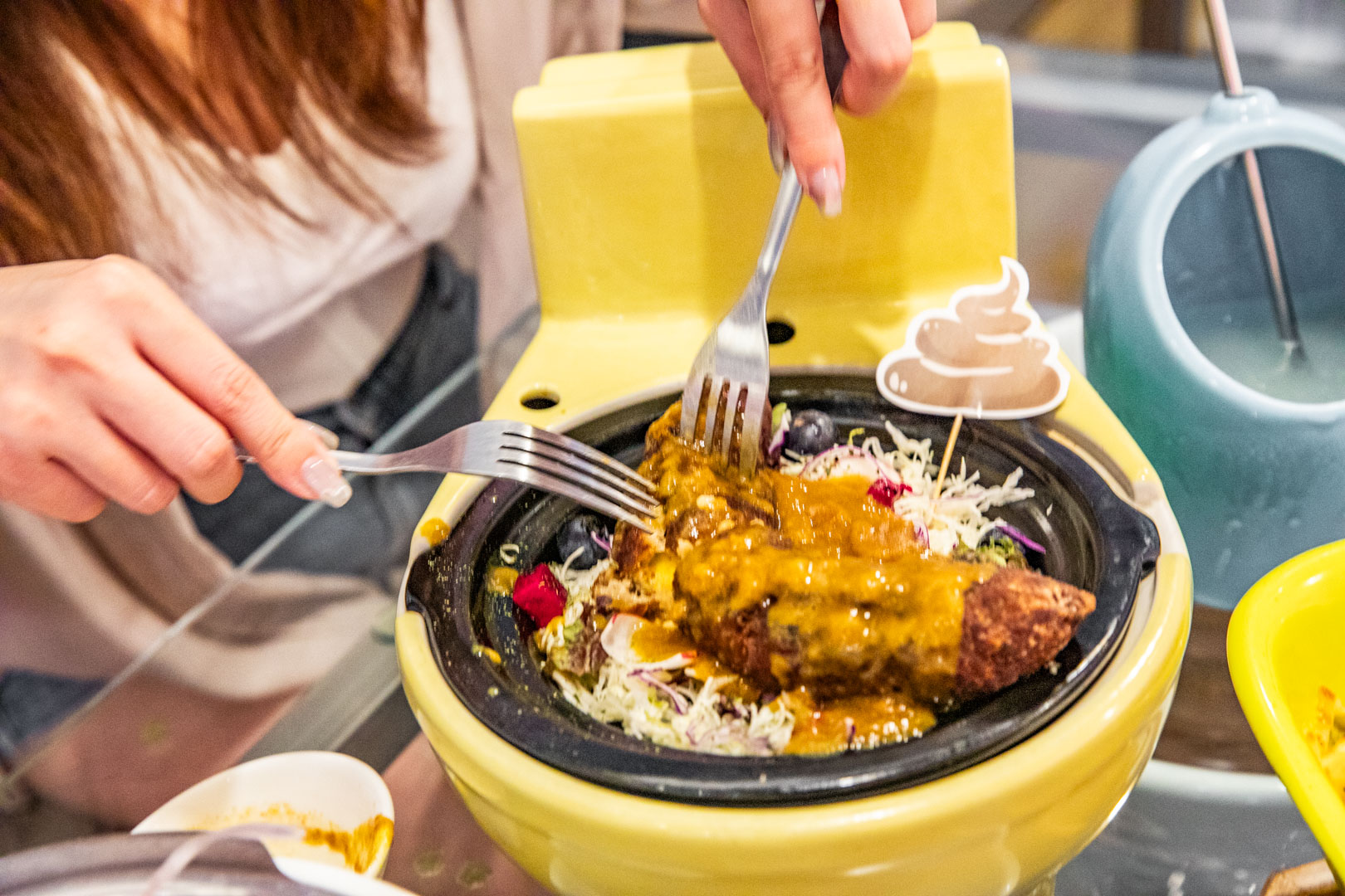 士林美食,歡樂便所主題餐廳