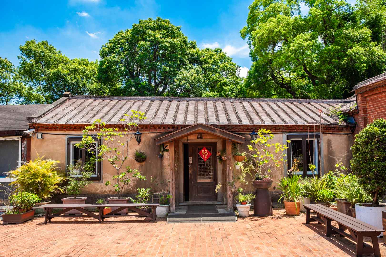 桃園美食,桃園客家菜,八方園百年三合院景觀客家餐廳