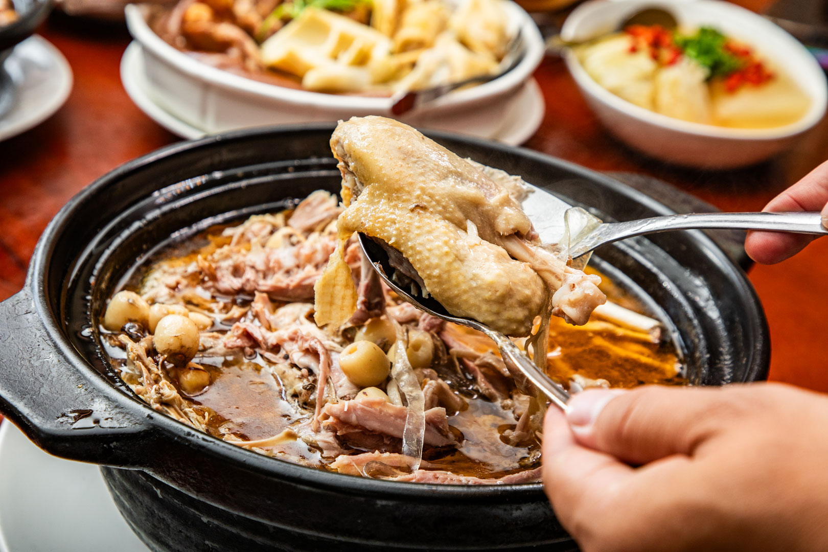 桃園美食,桃園客家菜,八方園百年三合院景觀客家餐廳